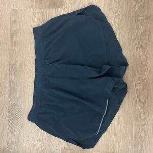 Lululemon Fast and Free shorts 3” Navy blue